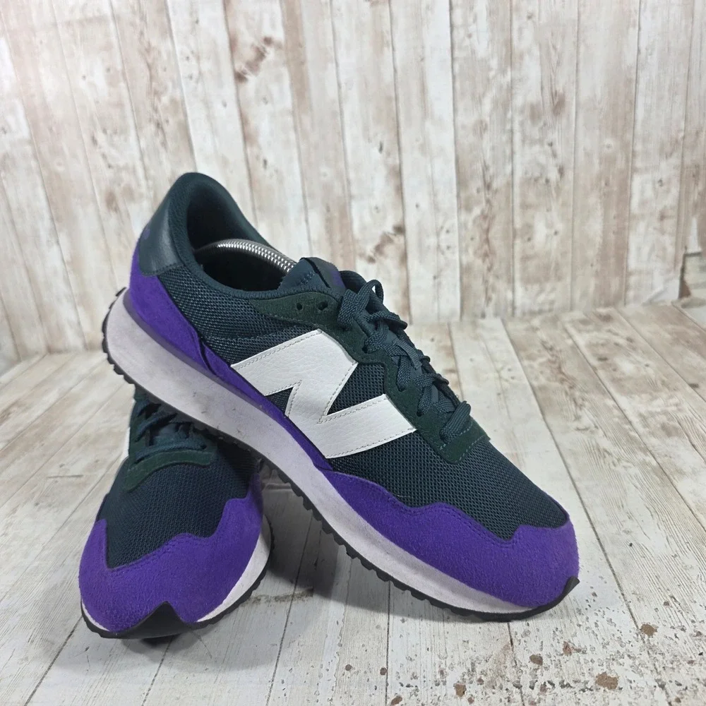 New Balance 237 Mens Shoes Dark‎ Teal Purple White MS237PG1 Retro  Size 12
